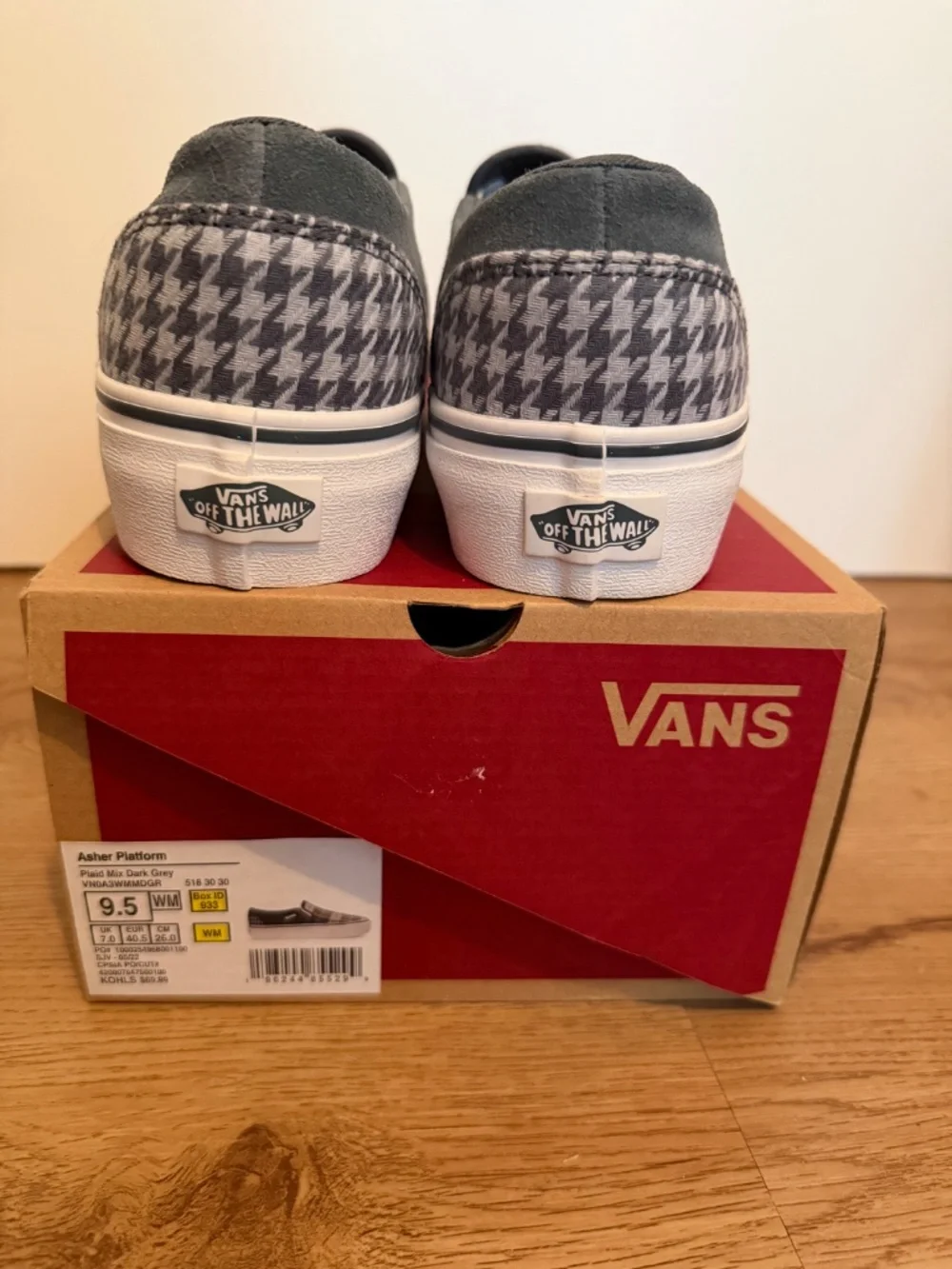 Vans Asher Platform Slip On Shoes